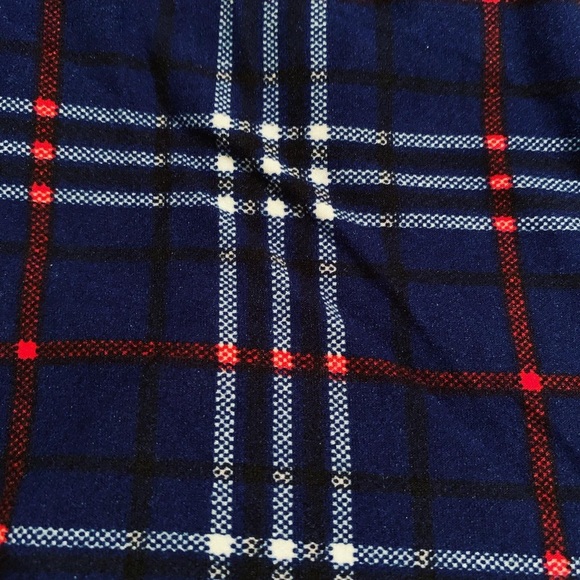 OS One Size Patriotic Plaid Leggings Size 2-10 - Picture 3 of 3